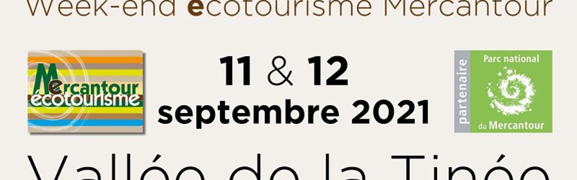 2ème Week-end Écotourisme Mercantour 11 & 12 septembre 2021 - Vallée Tinée